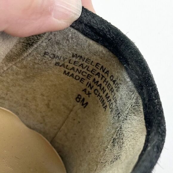 Nine West Leopard Print Calf Hair heel Ballet Pump 8 Cheetah Vtg Y2K Preppy Shoe - Picture 3 of 14